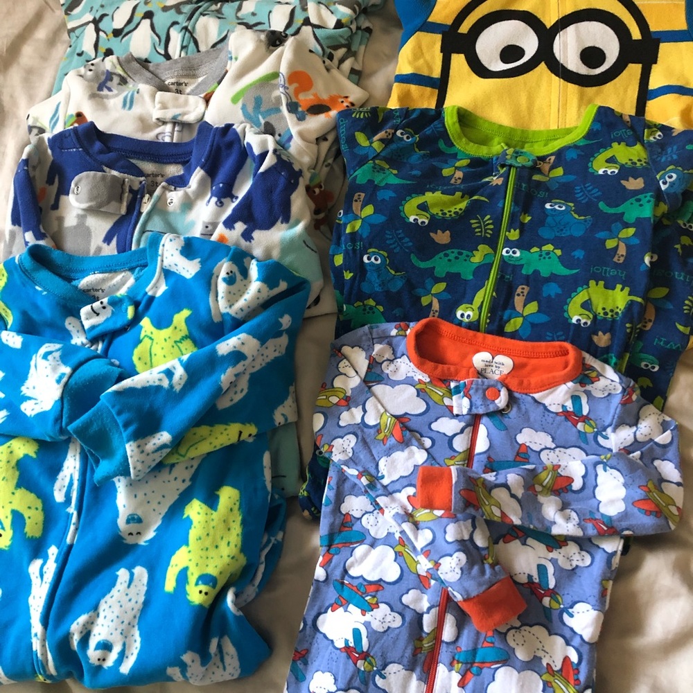 3T boy onsie pajama BUNDLE!!